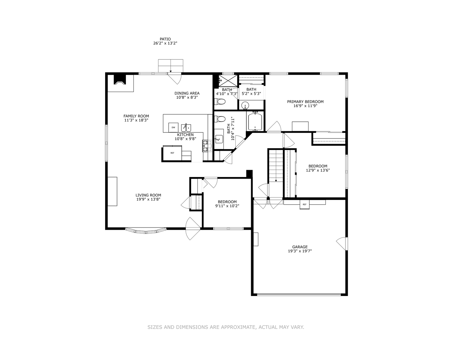 1341 Rose Boulevard Buffalo Grove, IL 60089 - Photo 18 of 19 a picture of floor plan