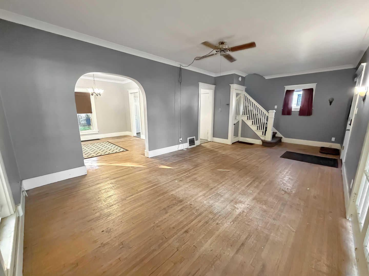 1468 South Float Avenue Freeport, IL 61032 - Photo 2 of 14 a view of a livingroom with a staircase