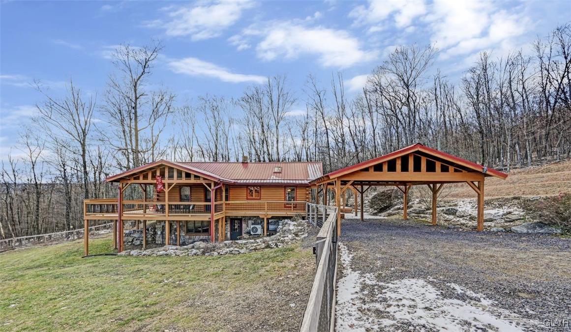 355 Tower Road Sugarloaf, PA 18249 - Photo 1 of 75 One-of-a-kind 3BD/2.5BTH Log Ranch Home w/ finishe