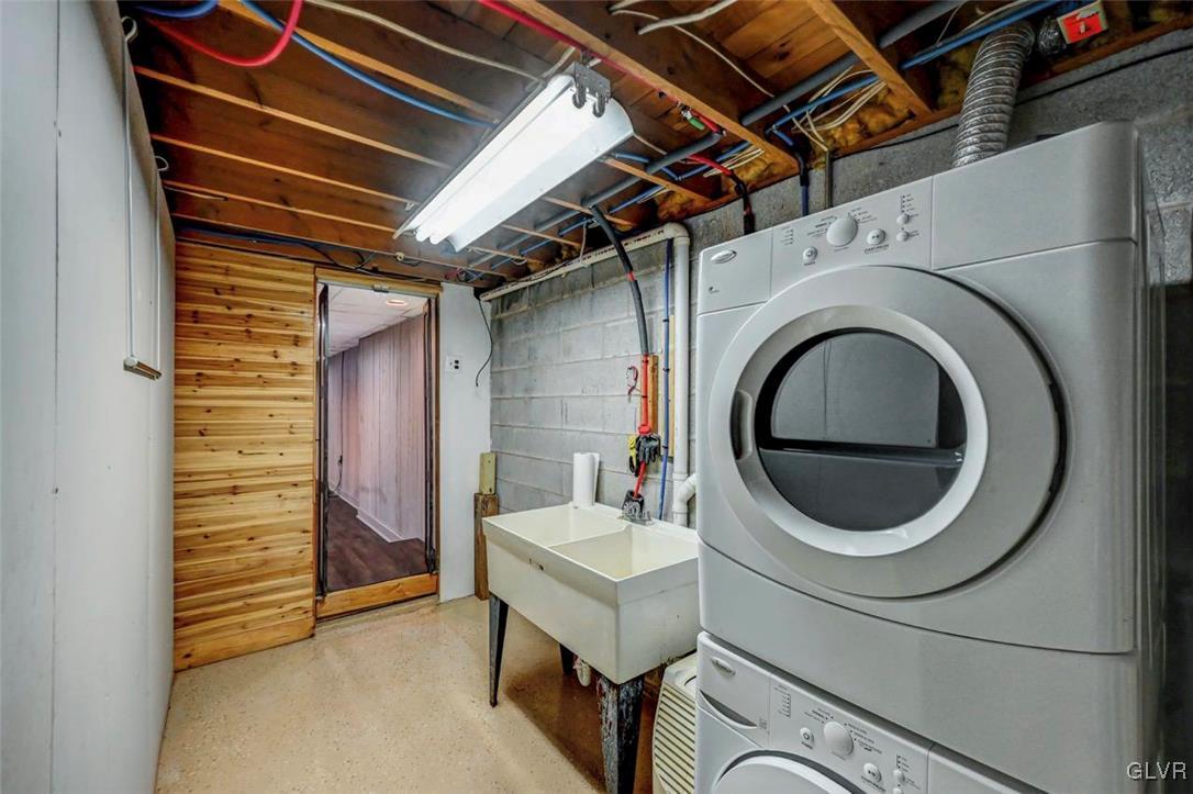 355 Tower Road Sugarloaf, PA 18249 - Photo 53 of 75 The Lower Level Laundry/Utility Room includes a si
