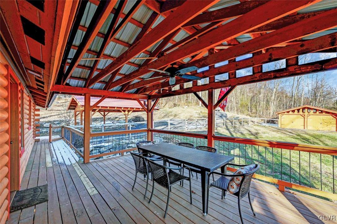 355 Tower Road Sugarloaf, PA 18249 - Photo 55 of 75 The deck on this home extends on 3 sides and is ne