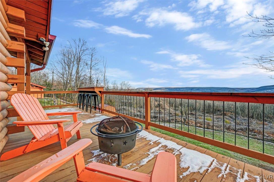 355 Tower Road Sugarloaf, PA 18249 - Photo 59 of 75 The views from the back deck are unparalleled--the