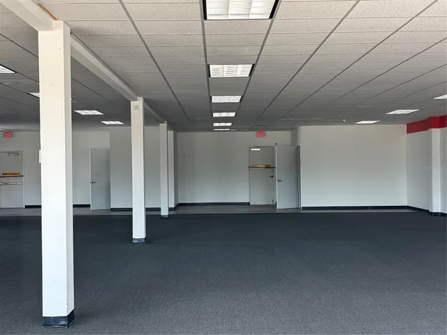 an empty room with a empty space