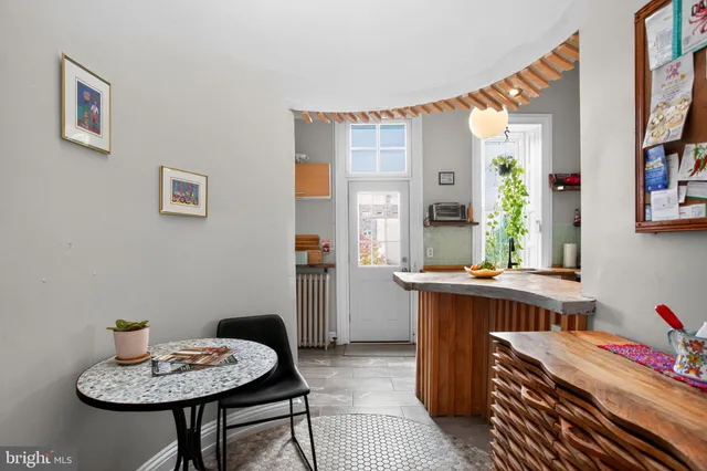 a room with furniture and window