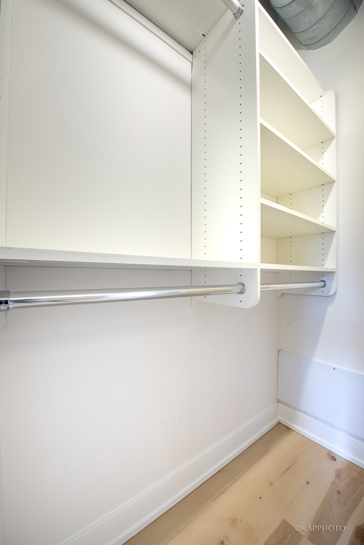 111 South Morgan Street, Unit 619 Chicago, IL 60607 - Photo 26 of 35 a close up view of racks on the wall