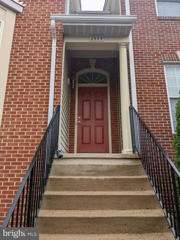 a view of a entryway door of a building