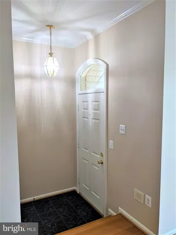 a view of empty room