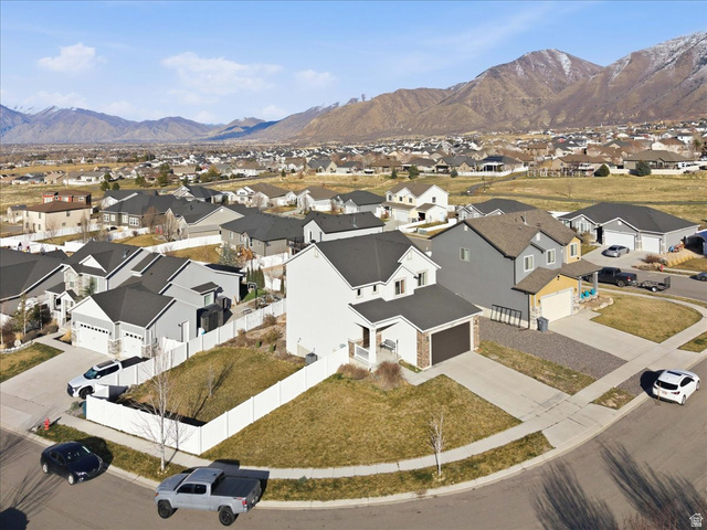 1218 Moonlight Drive Elk Ridge, UT 84651 - Photo 40 of 44 Aerial perspective of suburban area with a mountainous background