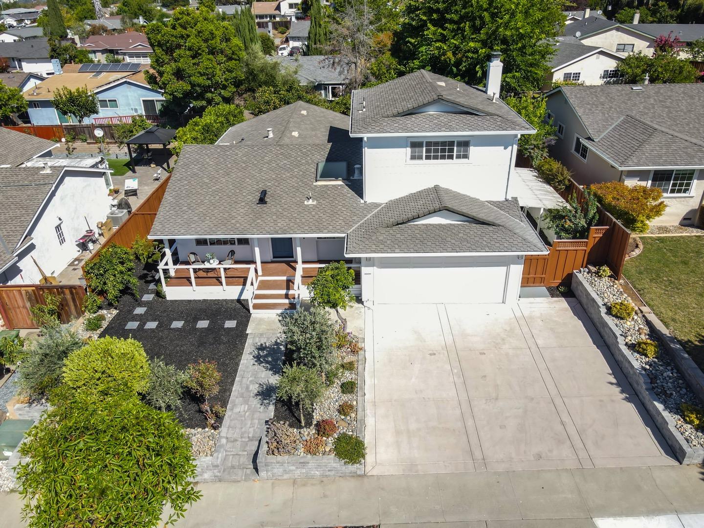 3649 Rowley Drive San Jose, CA 95132 - Photo 38 of 49 an aerial view of a house with a yard