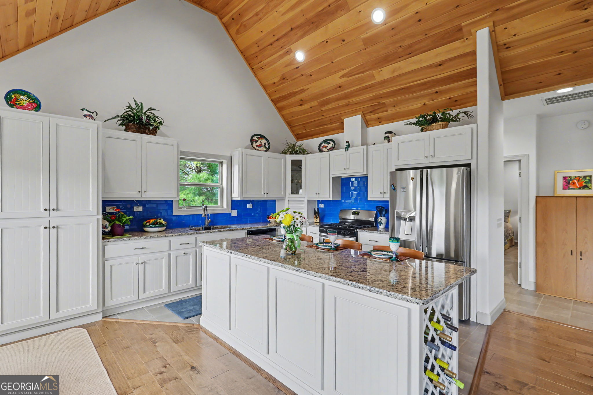 100 Deacons Way Franklin, NC 28734 - Photo 13 of 53 a kitchen with stainless steel appliances granite countertop a sink dishwasher a refrigerator and a stove