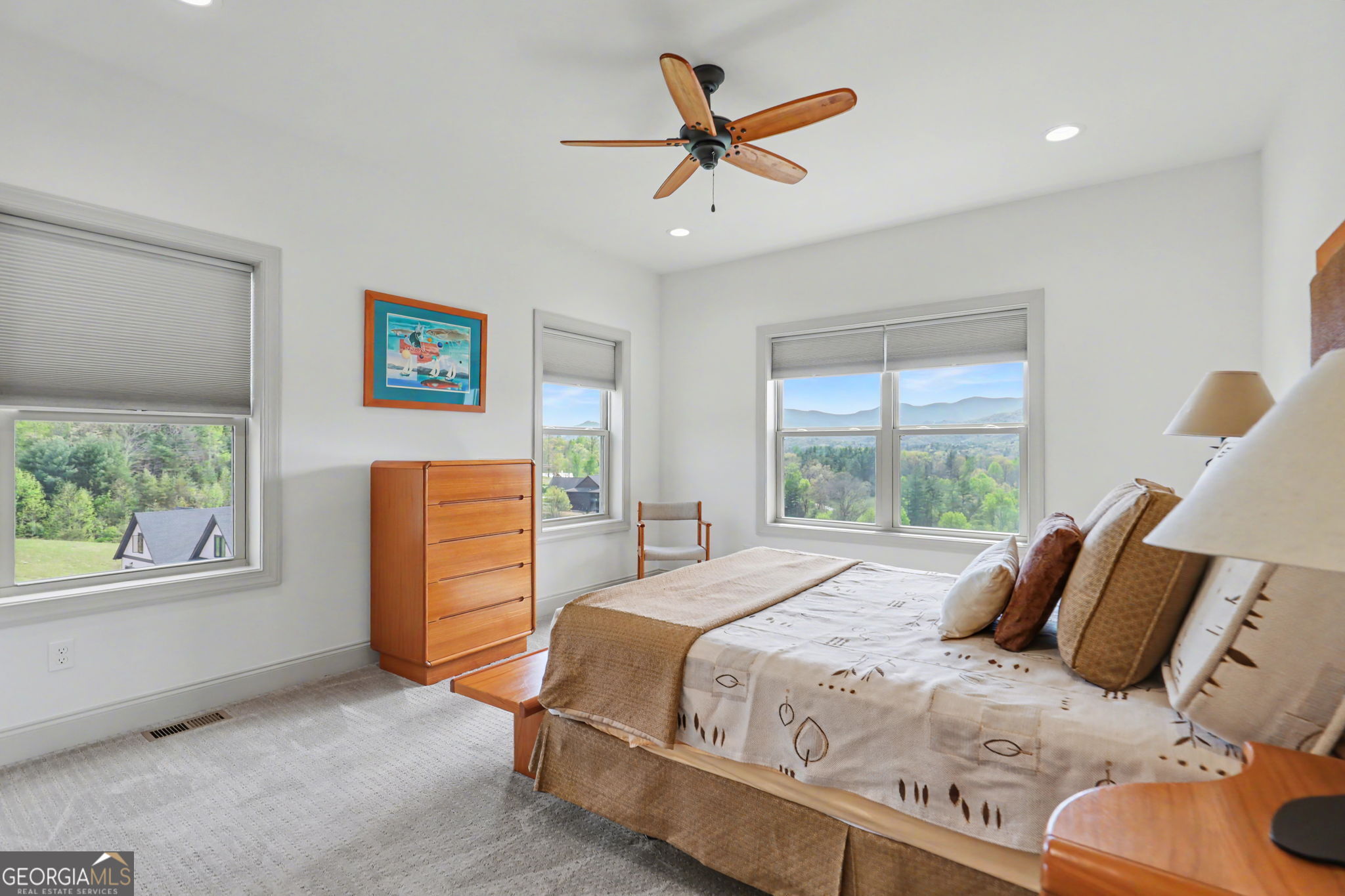 100 Deacons Way Franklin, NC 28734 - Photo 22 of 53 a bedroom with a bed and a window