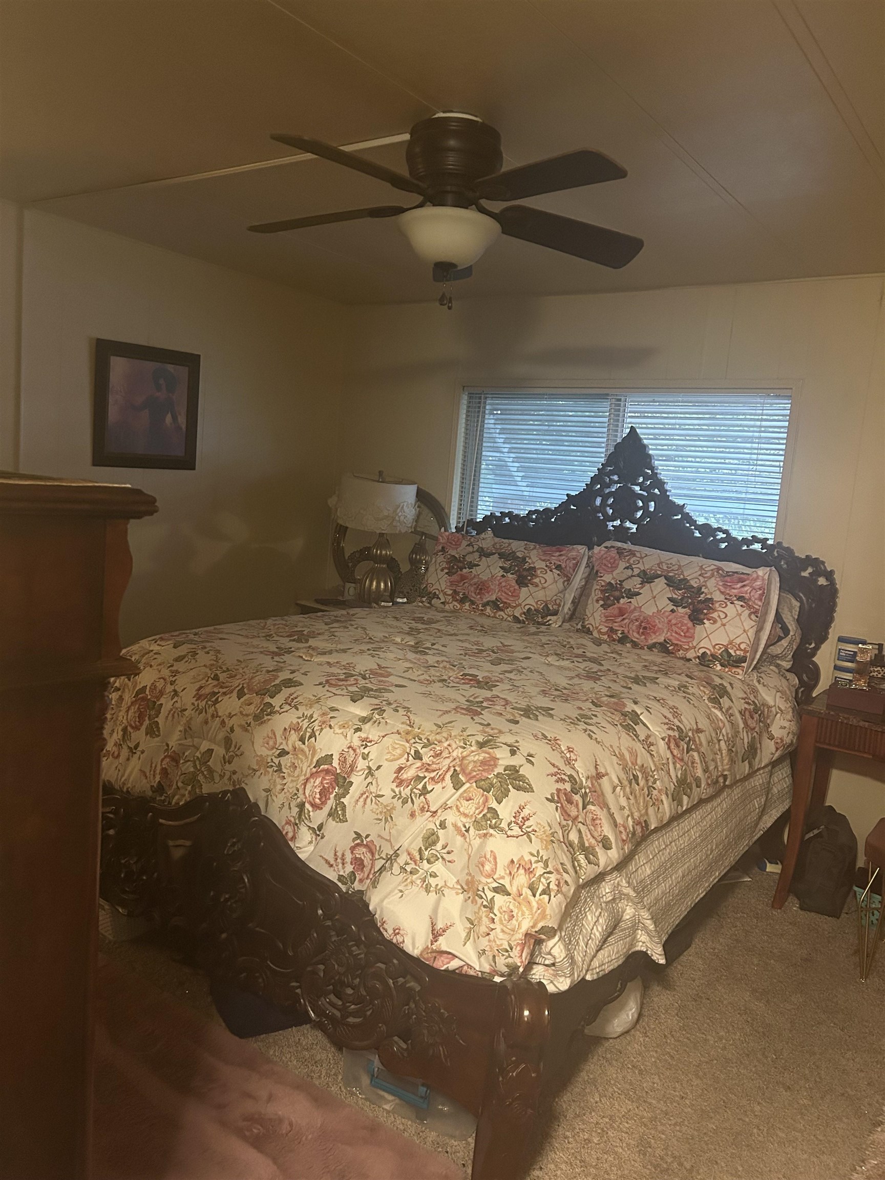 3901 Lake Road, Unit 68 West Sacramento, CA 95691 - Photo 11 of 15 a bedroom with a bed and a night stand