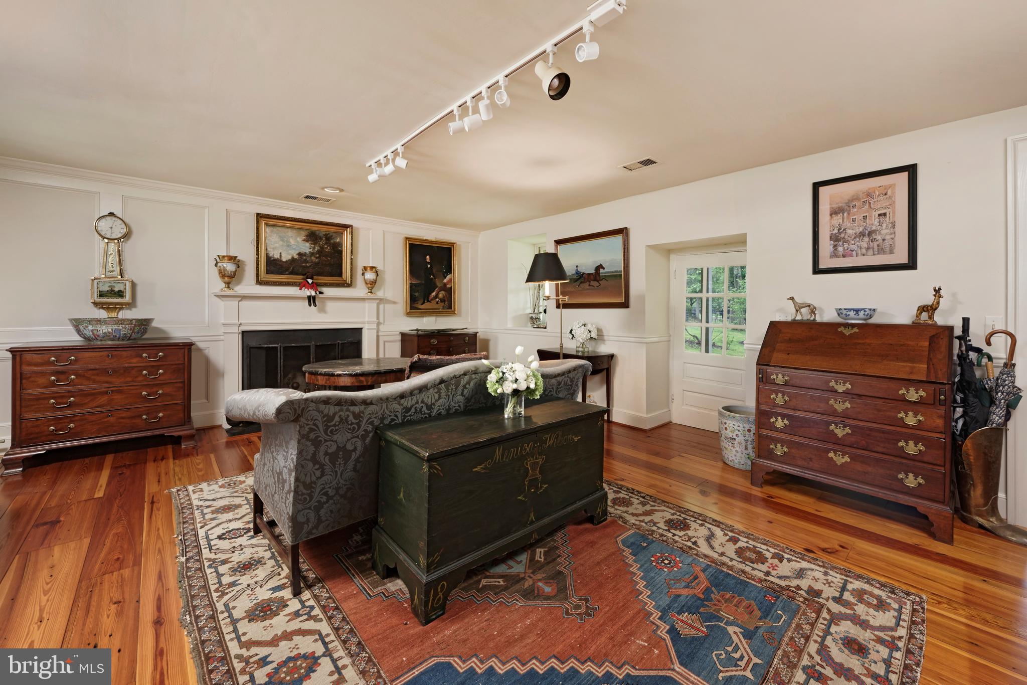 33195 Millville Road Upperville, VA 20184 - Photo 24 of 76 Living room is anchored by a lovely fireplace