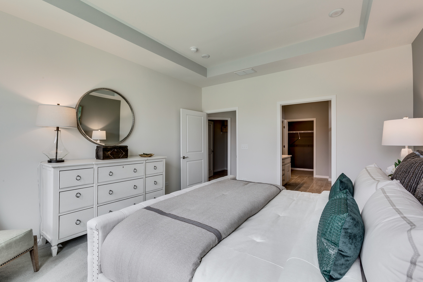 825 Spring Drive Lindenhurst, IL 60046 - Photo 13 of 29 a bedroom with a bed and a dresser