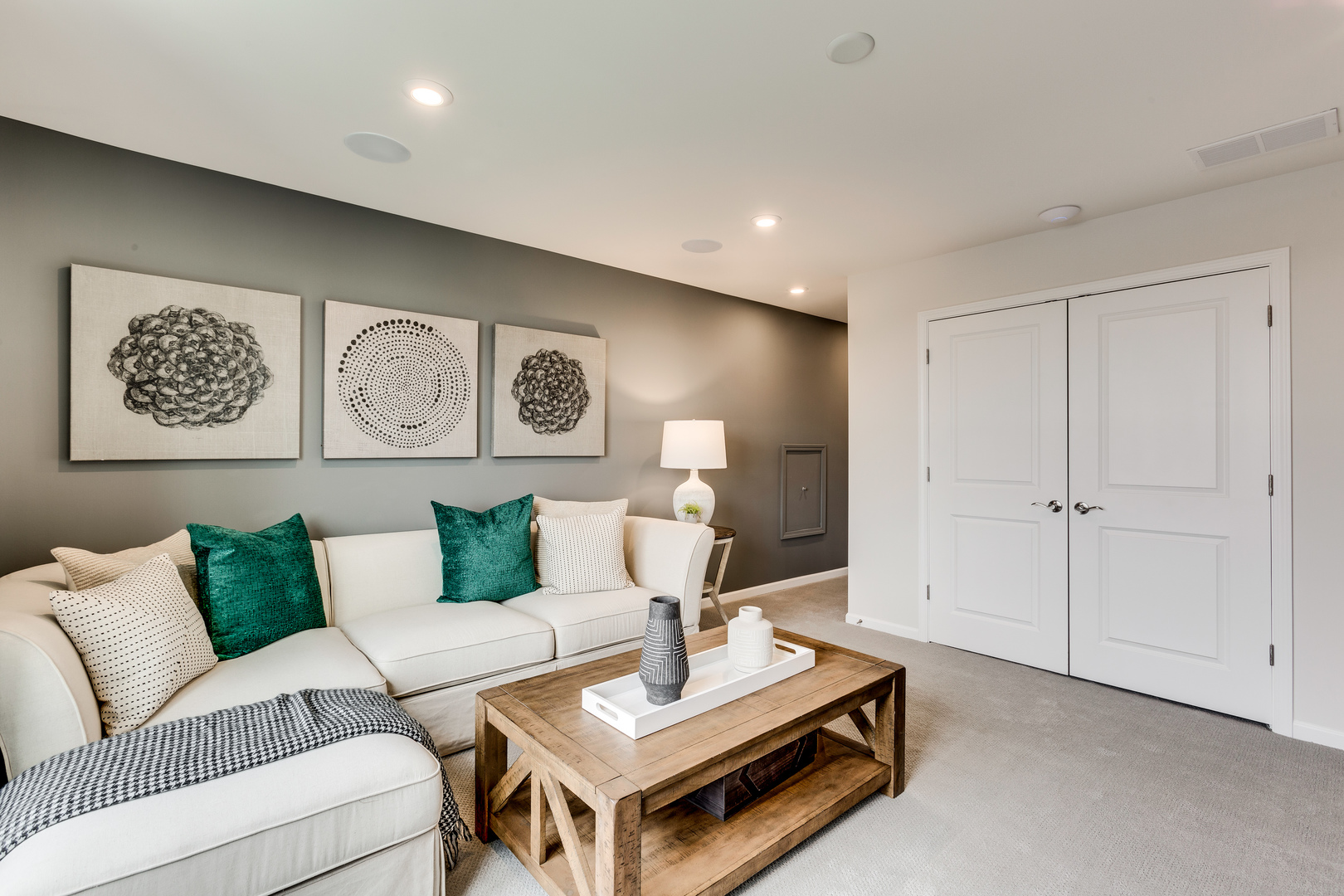 825 Spring Drive Lindenhurst, IL 60046 - Photo 26 of 29 a living room with furniture and wooden floor