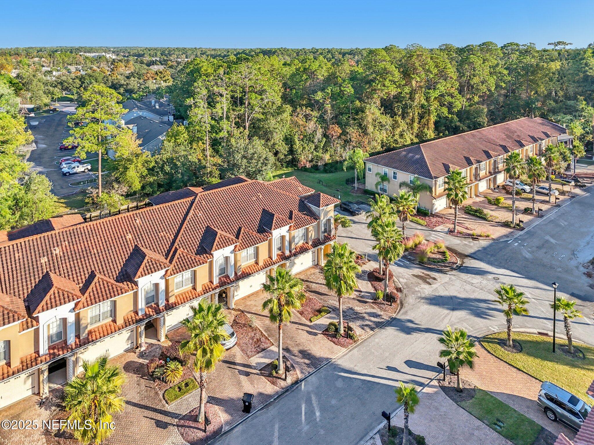 1693 Sanctuary Way Fleming Island, FL 32003 - Photo 31 of 33 an aerial view of a house with a garden