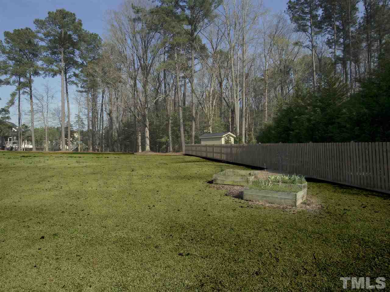 1205 Verde Farm Road Raleigh, NC 27603 - Photo 25 of 25 Backyard is large and level. A great space for play or pets.