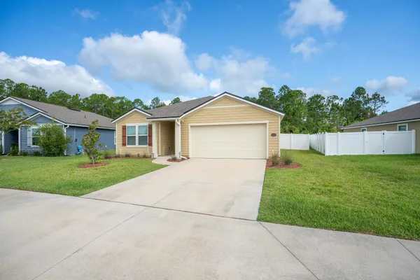 front view of house with a yard