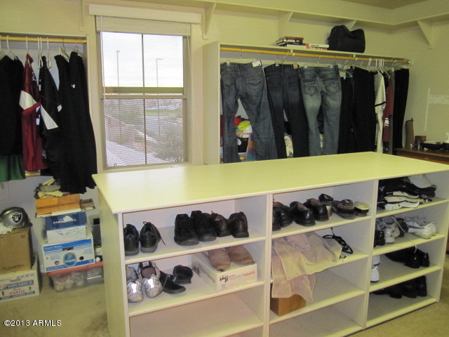 6201 South Rochester Drive Gilbert, AZ 85298 - Photo 24 of 29 MASTER CLOSET SHOE RACK