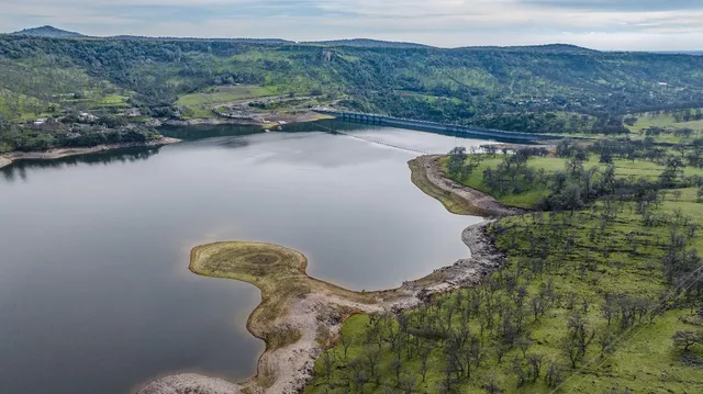 a view of outdoor space and lake view
