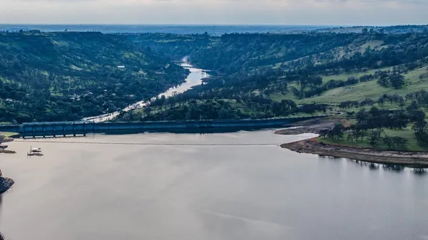a view of swimming pool and lake view
