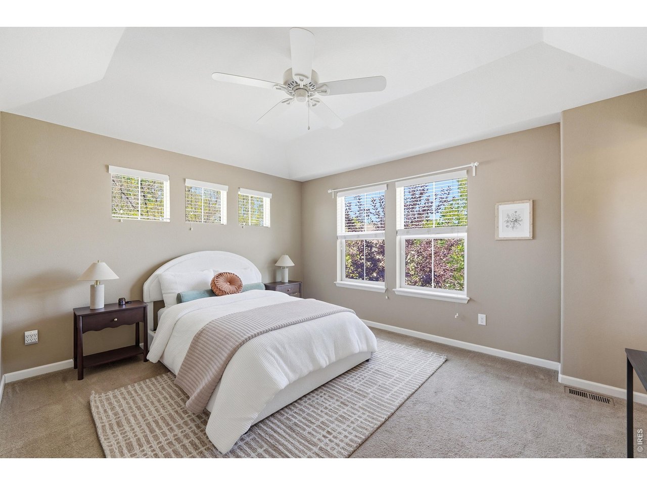 340 Riverton Road Lafayette, CO 80026 - Photo 14 of 37 Upstairs Primary Bedroom with vaulted ceiling and lots of natural light