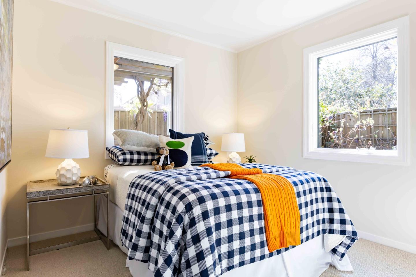 3241 Greer Road Palo Alto, CA 94303 - Photo 19 of 26 a bedroom with bed and window