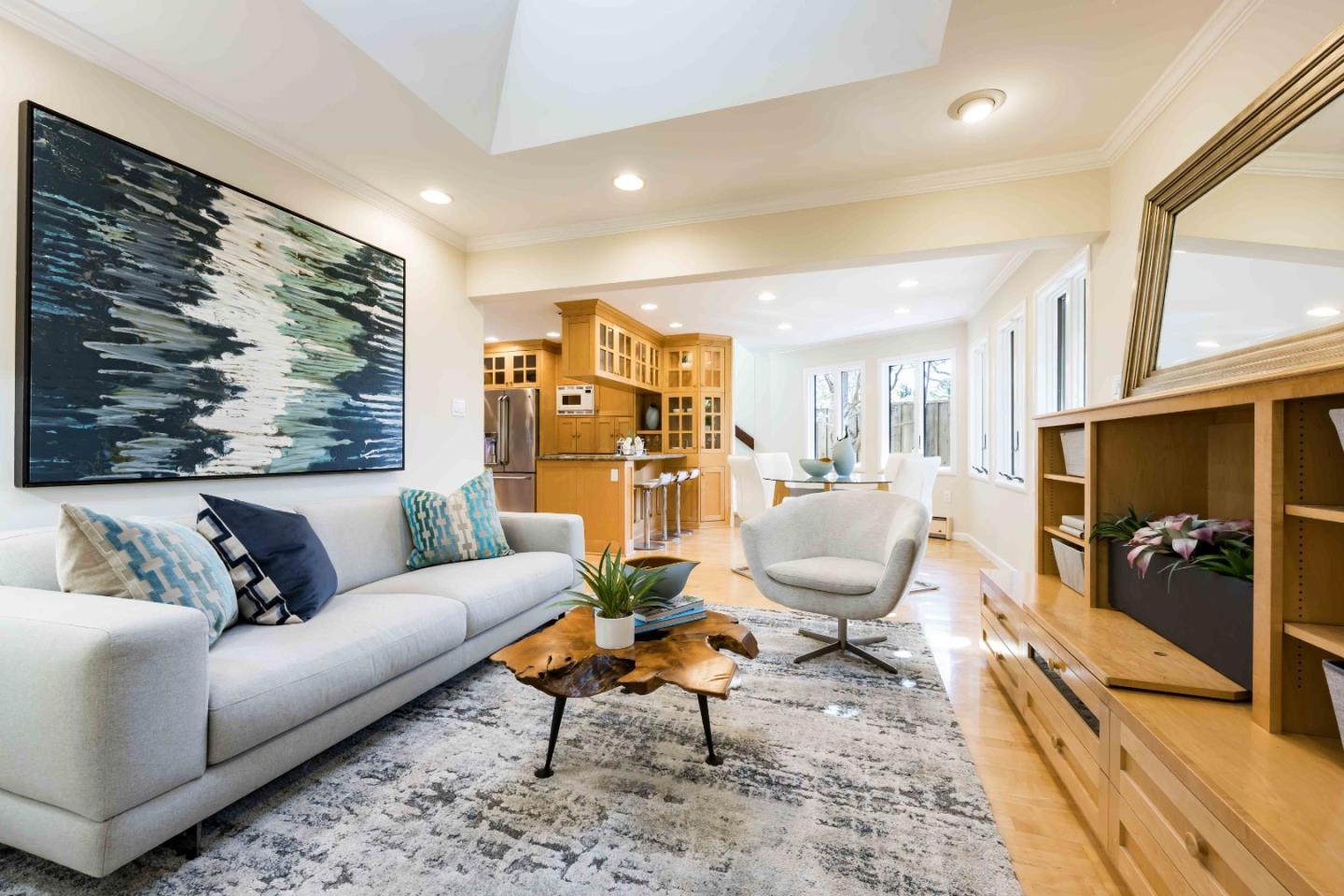 3241 Greer Road Palo Alto, CA 94303 - Photo 8 of 26 a living room with furniture and a large window