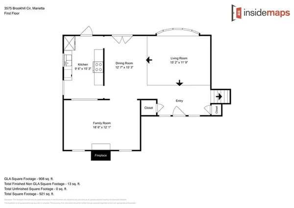$2,290 | 3575 Brookhill Circle, Marietta, GA 30062