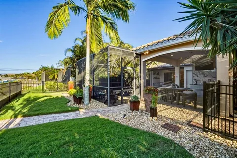 a view of a house with a patio