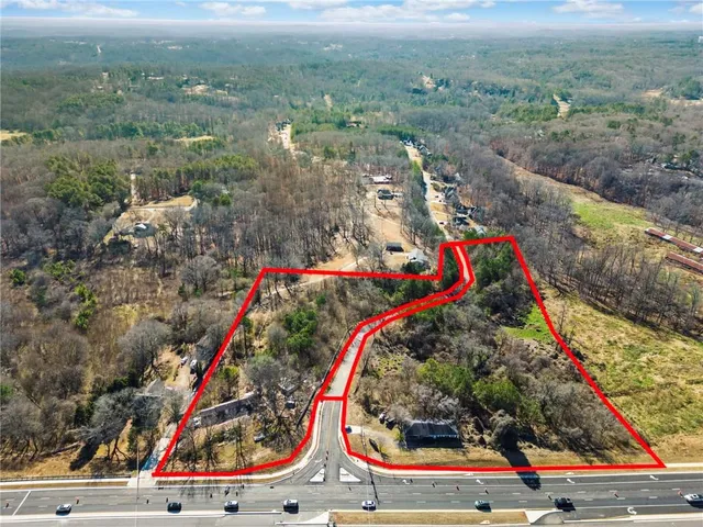 a view of outdoor space with garden