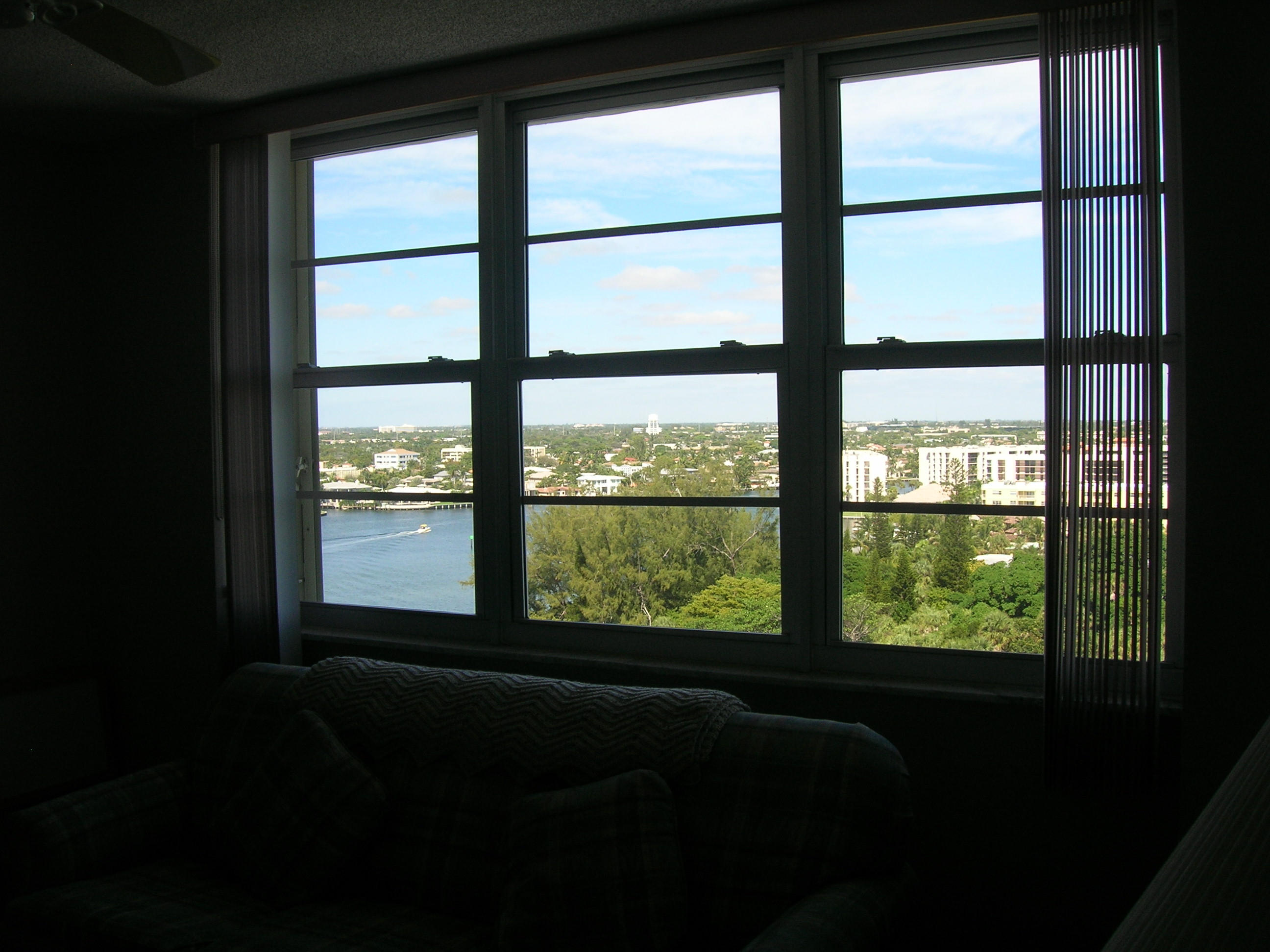 2121 North Ocean Boulevard, Unit 1402W Boca Raton, FL 33431 - Photo 25 of 44 VIEW FROM GUEST BEDROOM