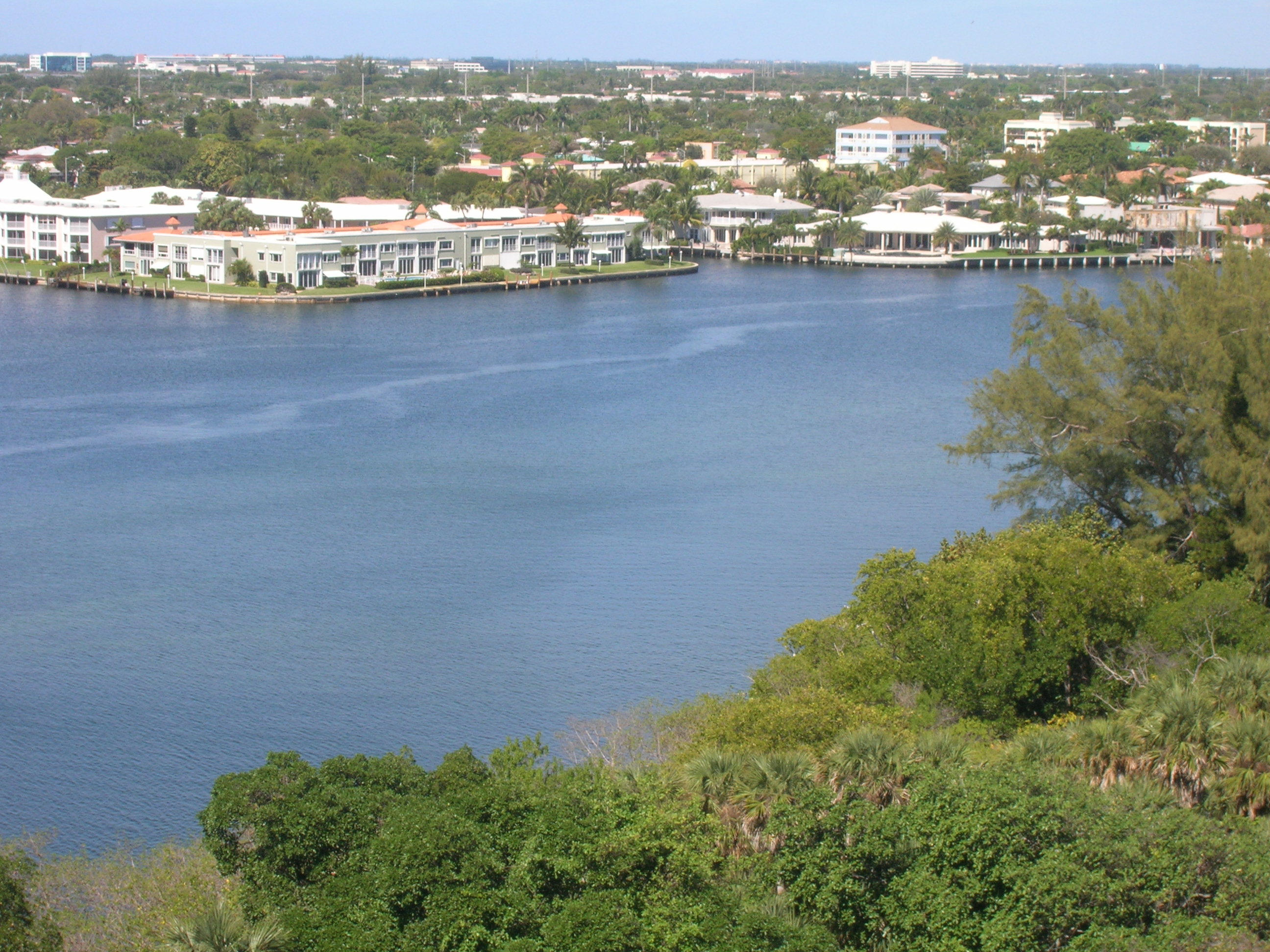 2121 North Ocean Boulevard, Unit 1402W Boca Raton, FL 33431 - Photo 4 of 44 WEST VIEW FROM BALCONY