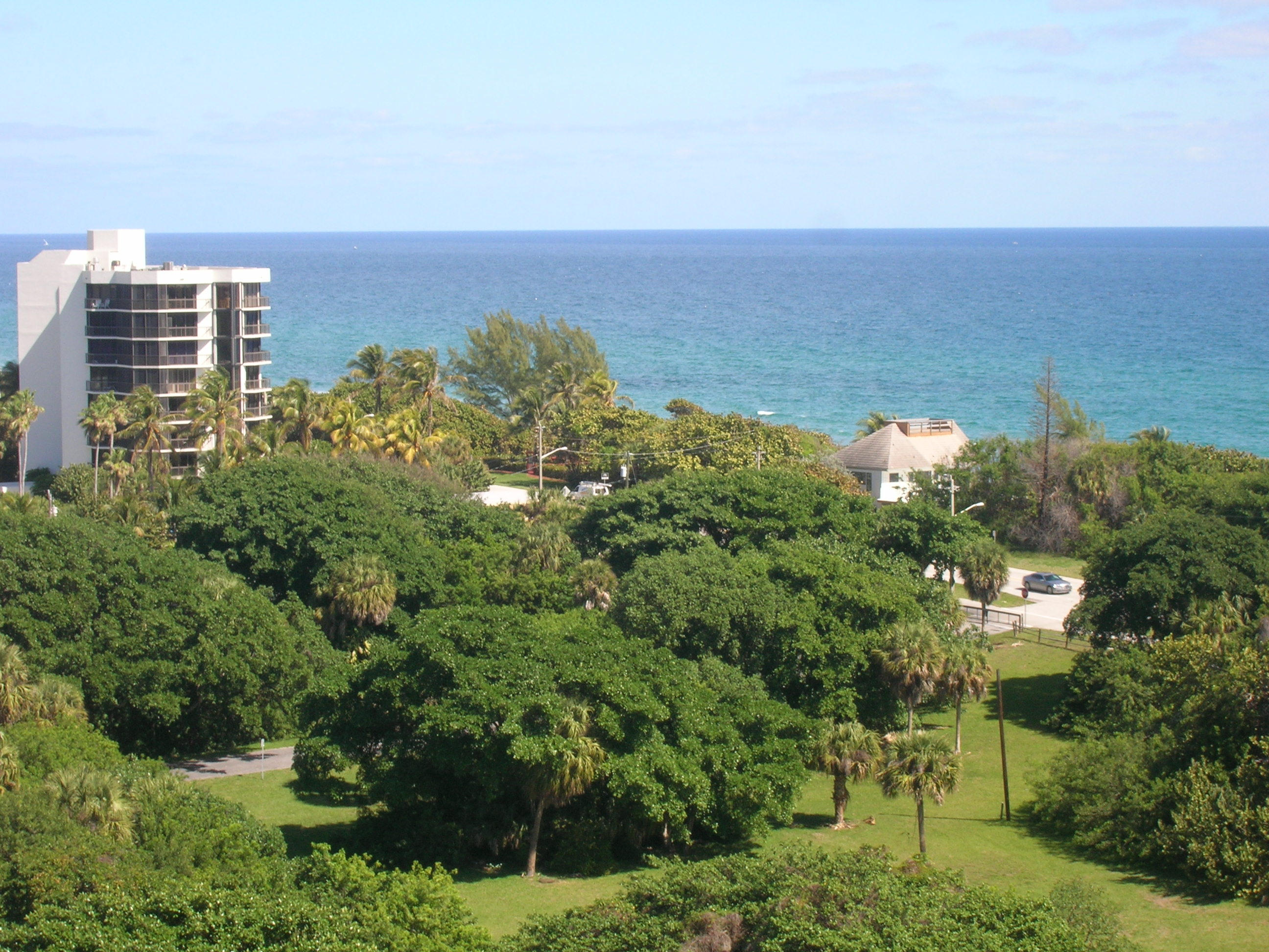 2121 North Ocean Boulevard, Unit 1402W Boca Raton, FL 33431 - Photo 5 of 44 EAST VIEW FROM BALCONY