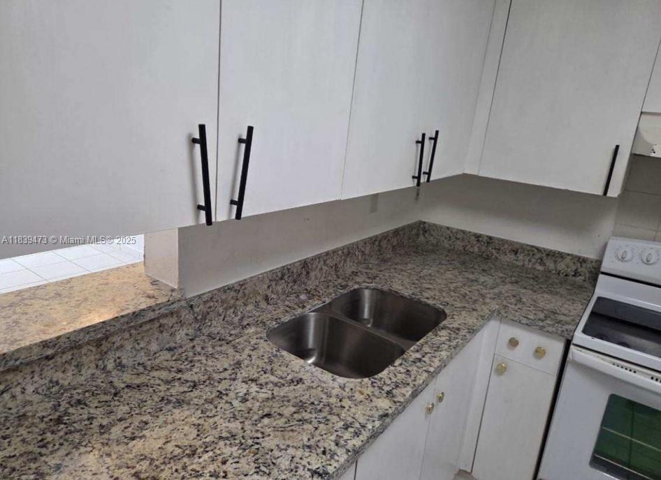 5755 West 20th Avenue, Unit 206 Hialeah, FL 33012 - Photo 7 of 23 a kitchen with a sink and washing machine