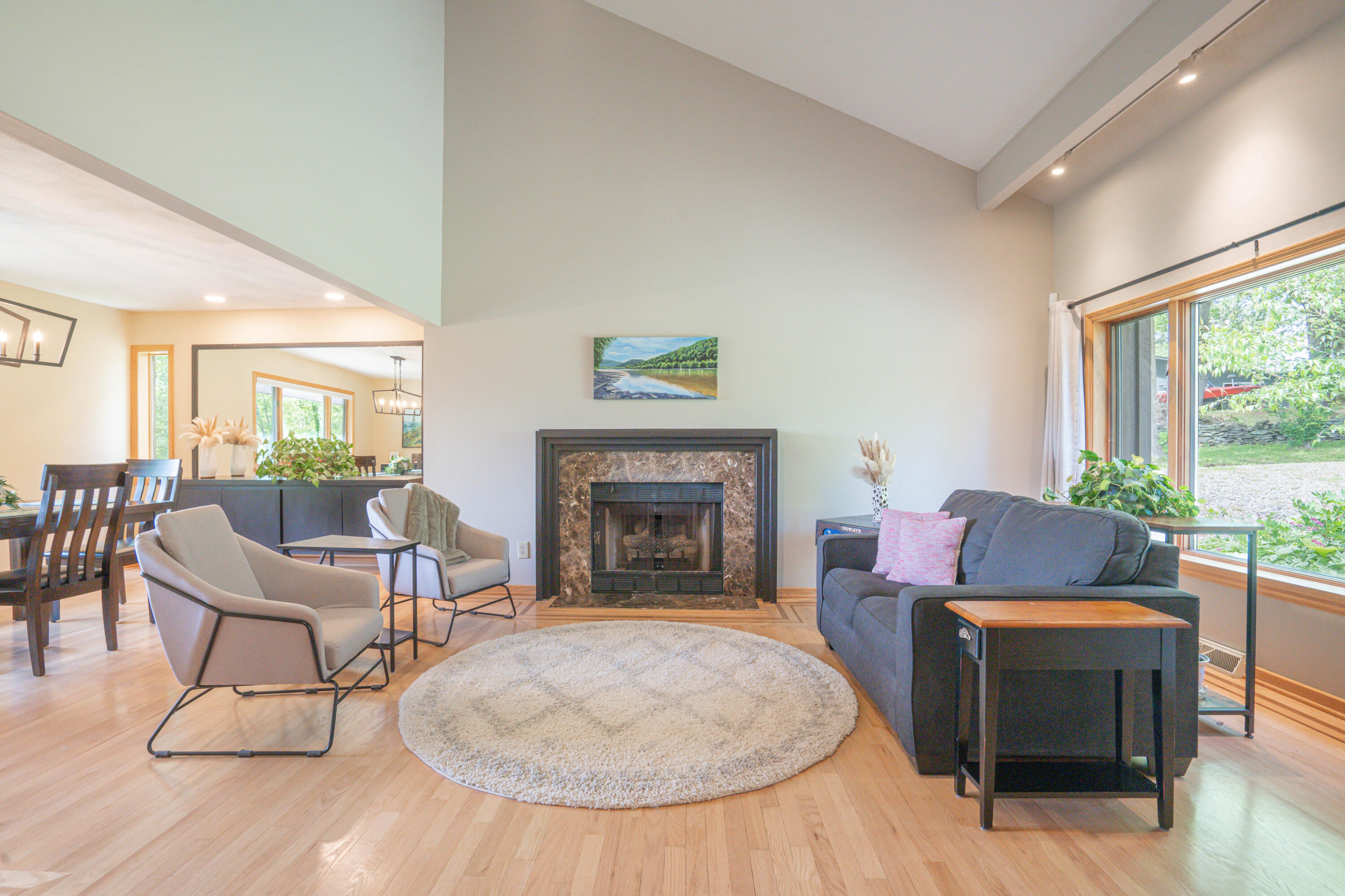 507 Shadowbrook Drive Tunkhannock, PA 18657 - Photo 14 of 57 a living room with furniture and a fireplace