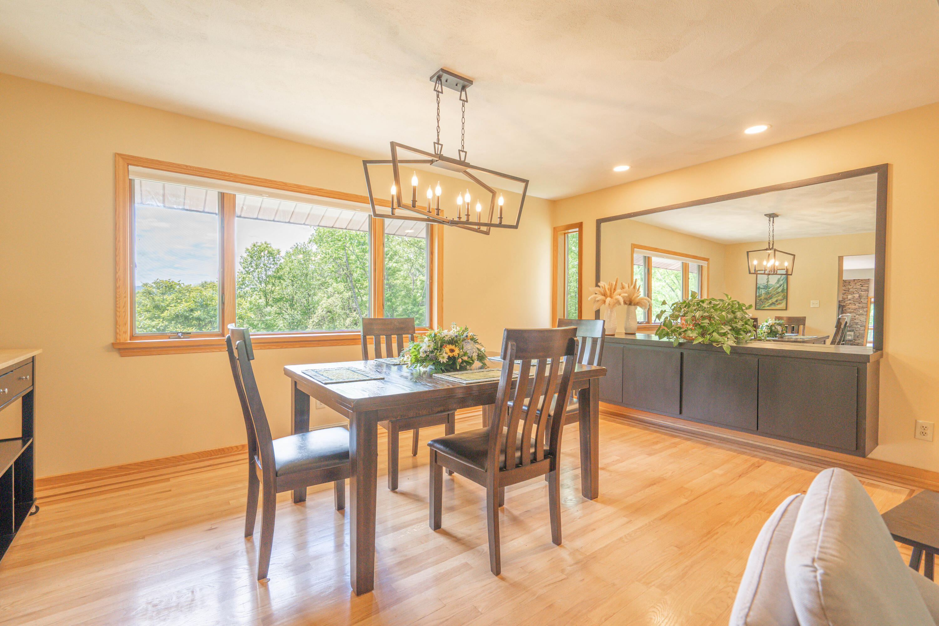 507 Shadowbrook Drive Tunkhannock, PA 18657 - Photo 17 of 57 a view of a dining room with furniture window and outside view