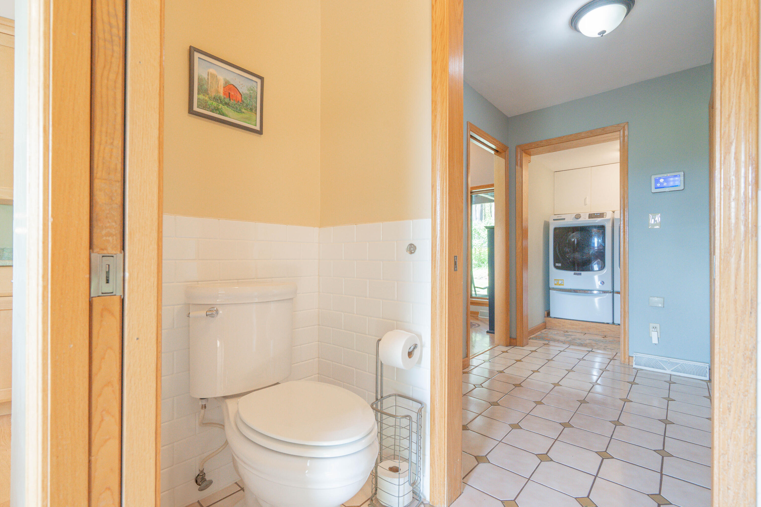 507 Shadowbrook Drive Tunkhannock, PA 18657 - Photo 26 of 57 a bathroom with a granite countertop toilet and a shower