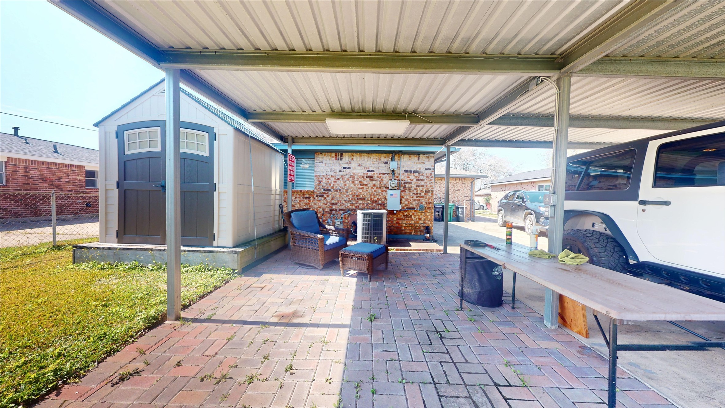 4713 Pine Street Pasadena, TX 77586 - Photo 35 of 38 a view of a porch with furniture