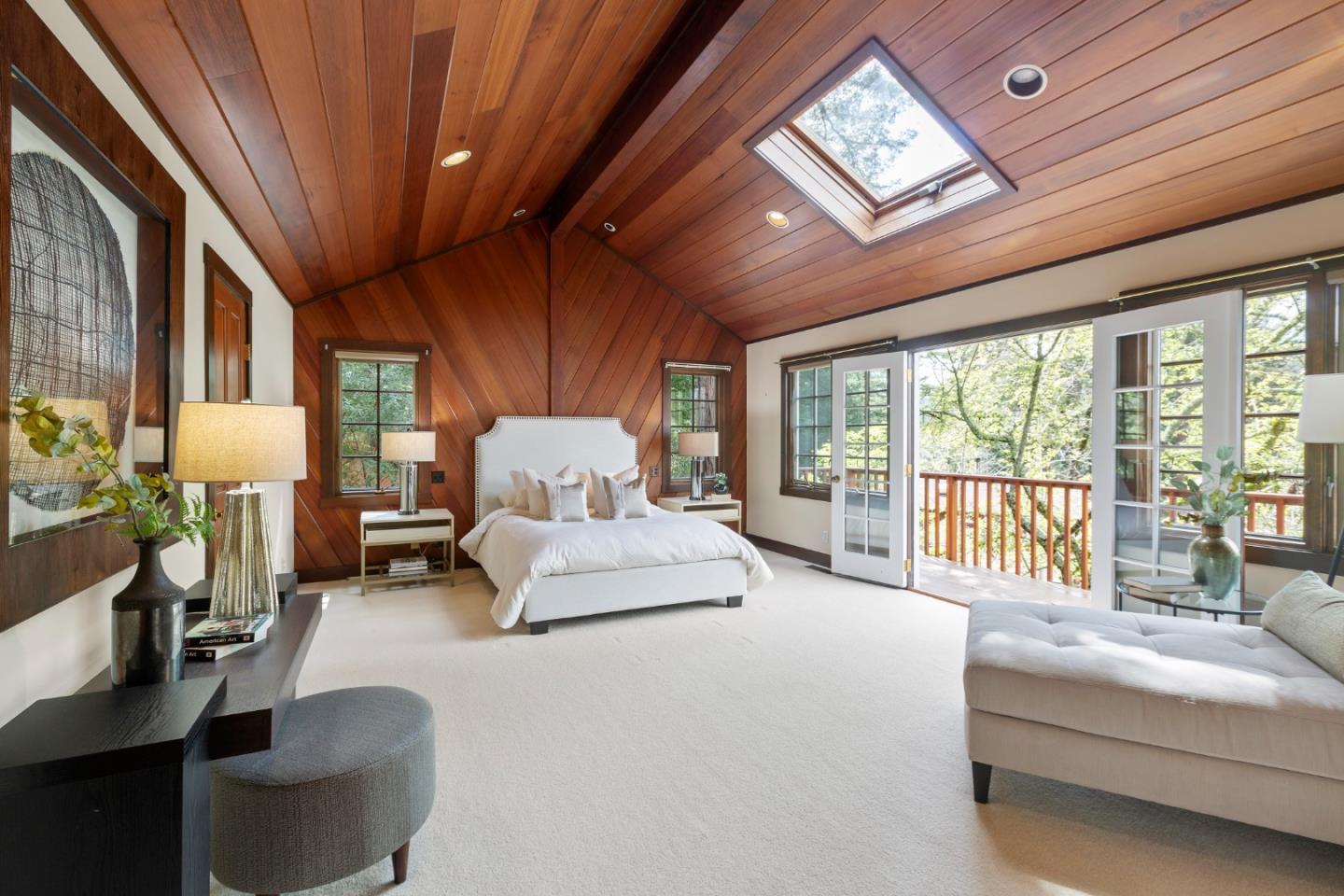 36 Skyline Drive Woodside, CA 94062 - Photo 47 of 67 a living room with furniture and a large window