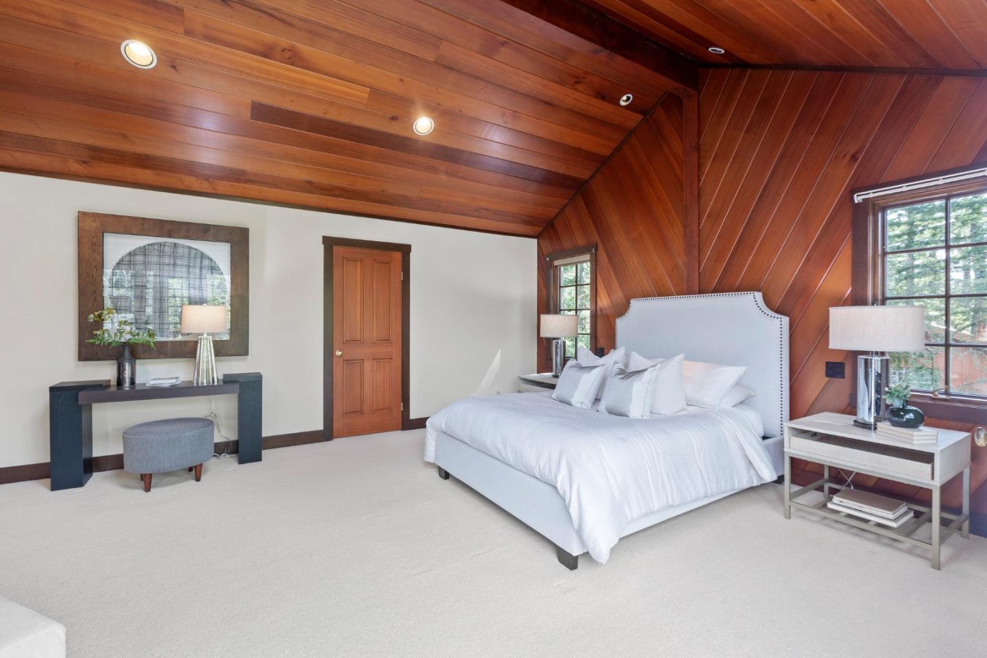 36 Skyline Drive Woodside, CA 94062 - Photo 48 of 67 a bedroom with a bed and a table