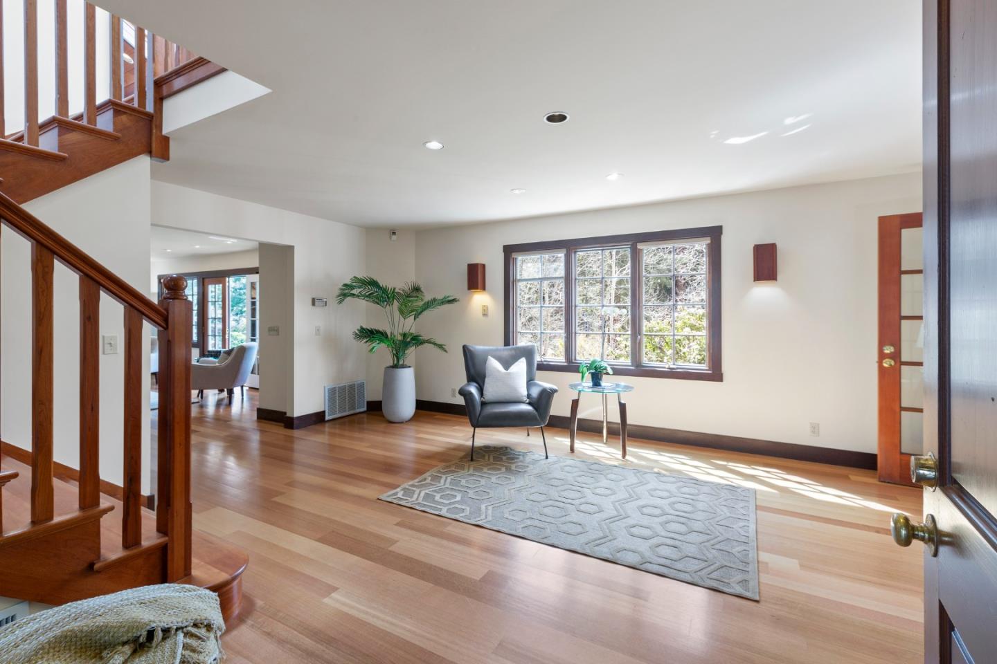 36 Skyline Drive Woodside, CA 94062 - Photo 9 of 67 a living room with furniture and a window