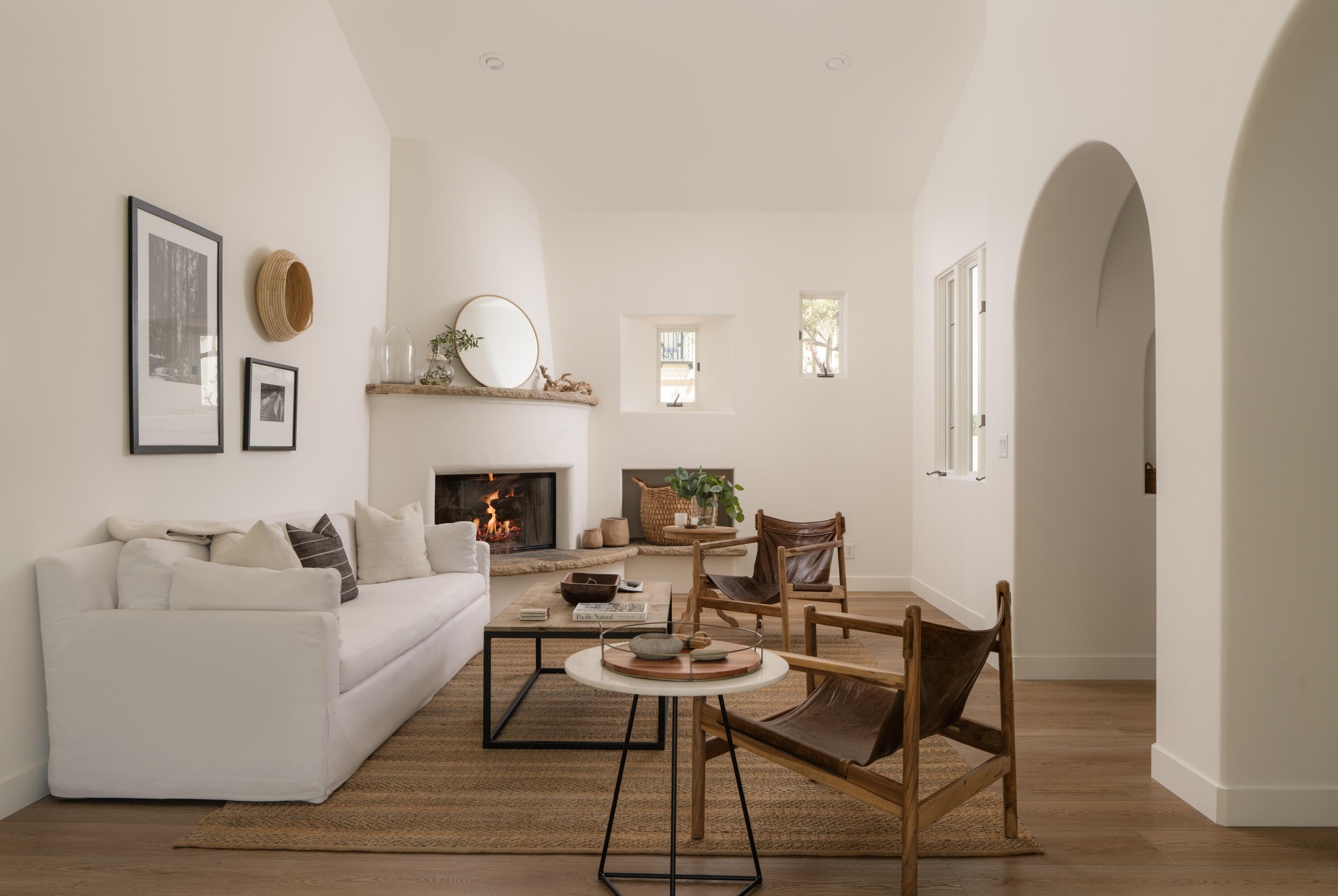 1011 Rinconada Road, Unit G Santa Barbara, CA 93101 - Photo 1 of 31 a living room with furniture a fireplace and a table