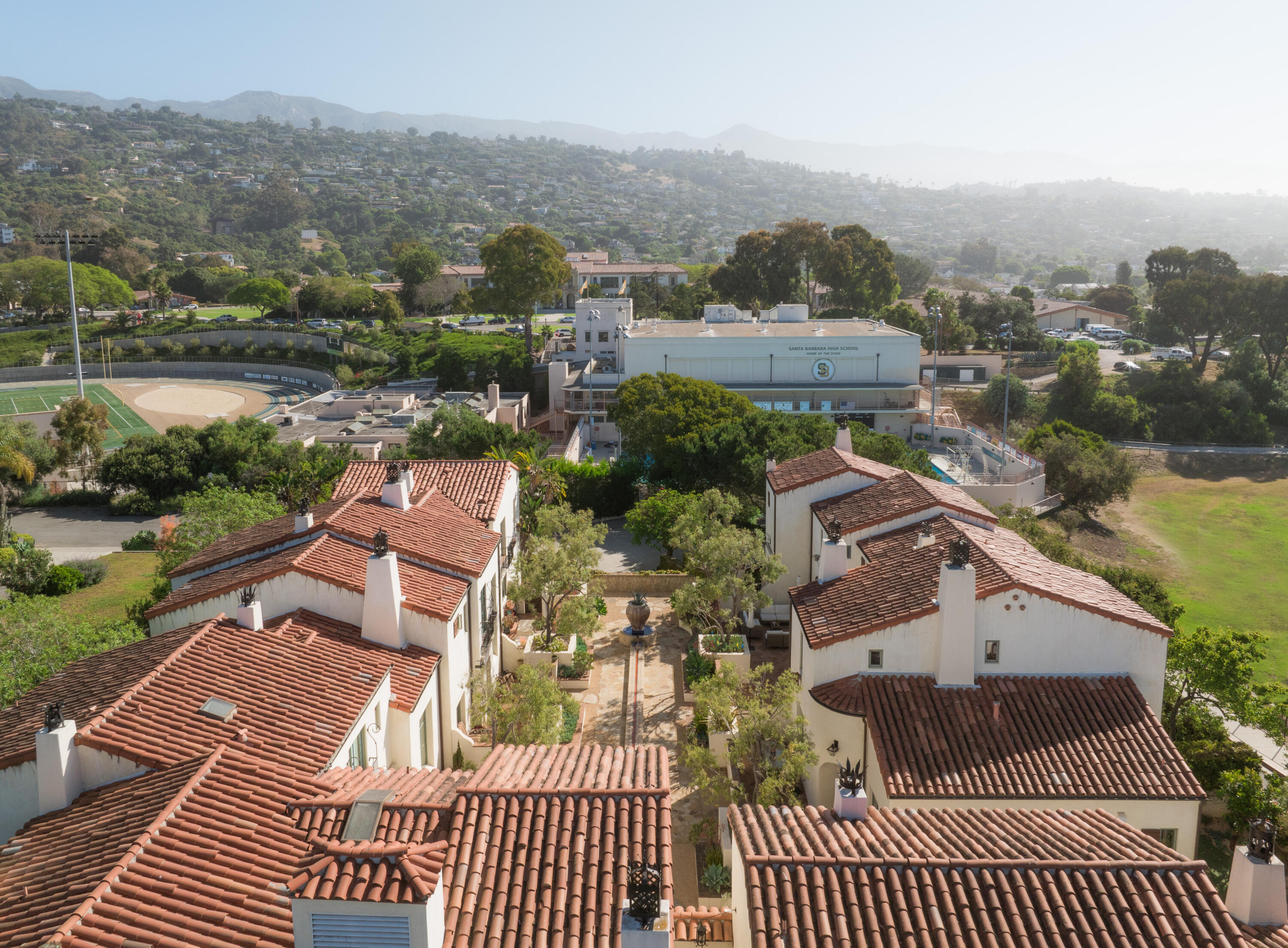 1011 Rinconada Road, Unit G Santa Barbara, CA 93101 - Photo 27 of 31 an aerial view of a house