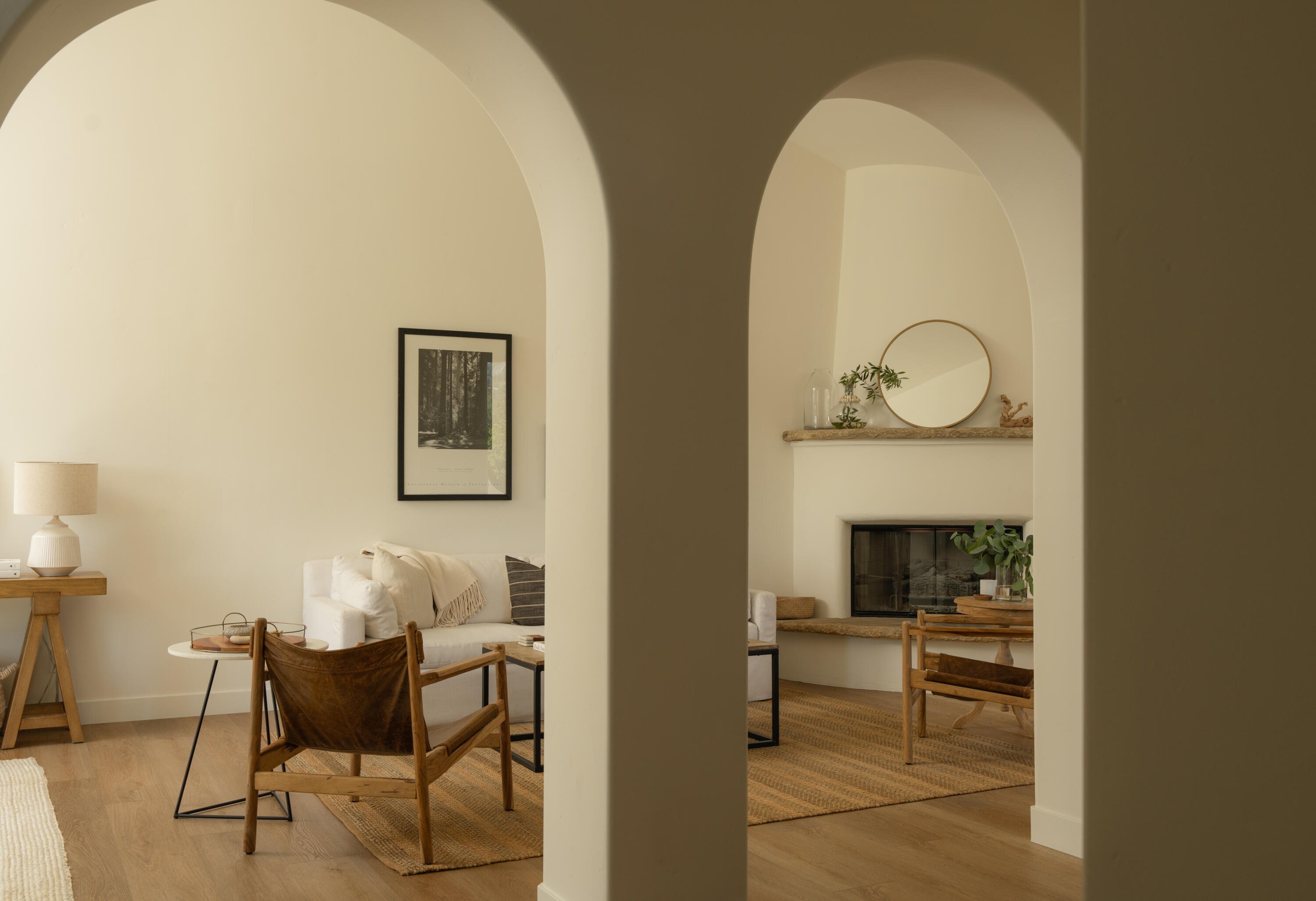 1011 Rinconada Road, Unit G Santa Barbara, CA 93101 - Photo 7 of 31 a view of a livingroom with furniture and a fireplace