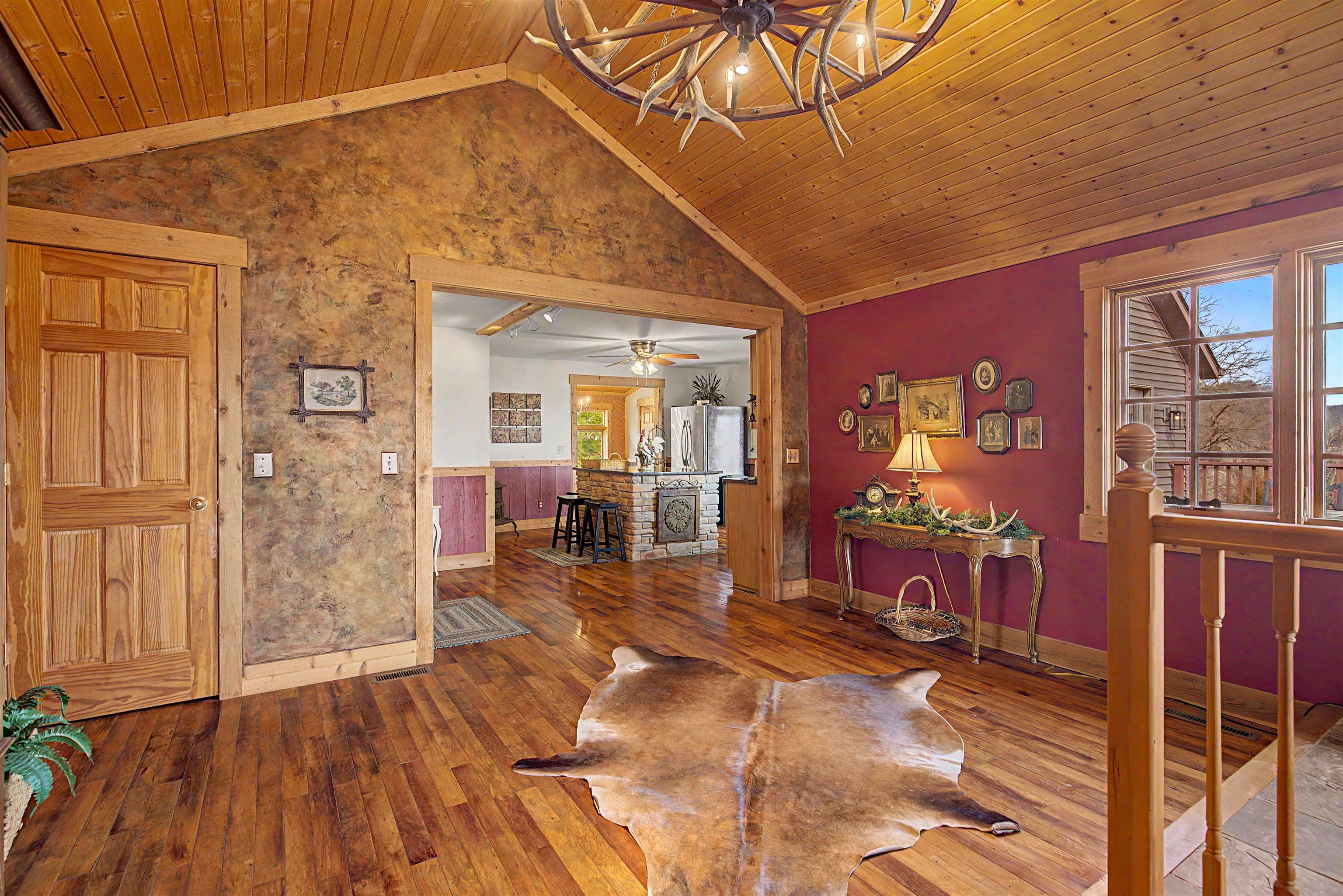 2287 West Hanover Road Hanover, IL 61041 - Photo 3 of 65 a view of livingroom with furniture window and wooden floor