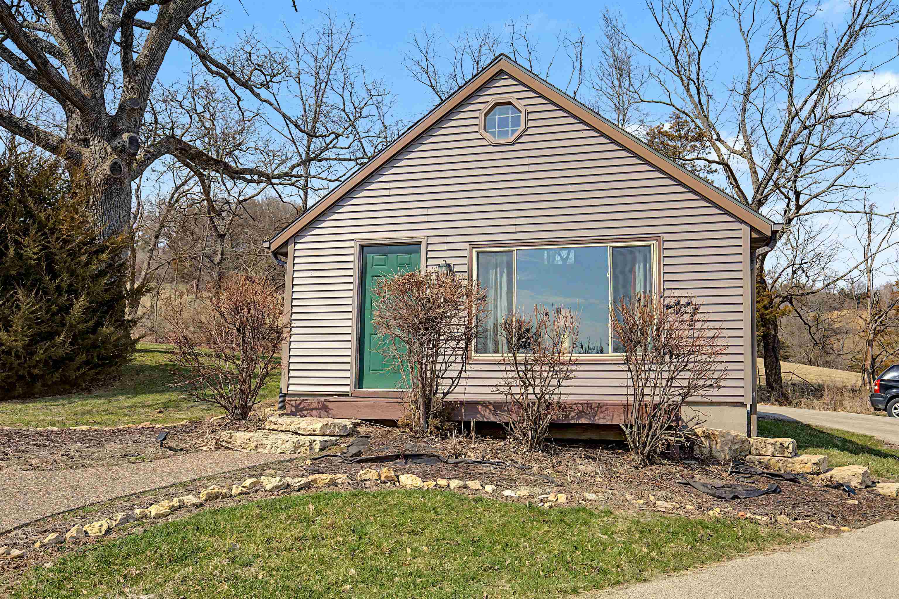 2287 West Hanover Road Hanover, IL 61041 - Photo 40 of 65 a front view of a house with a yard