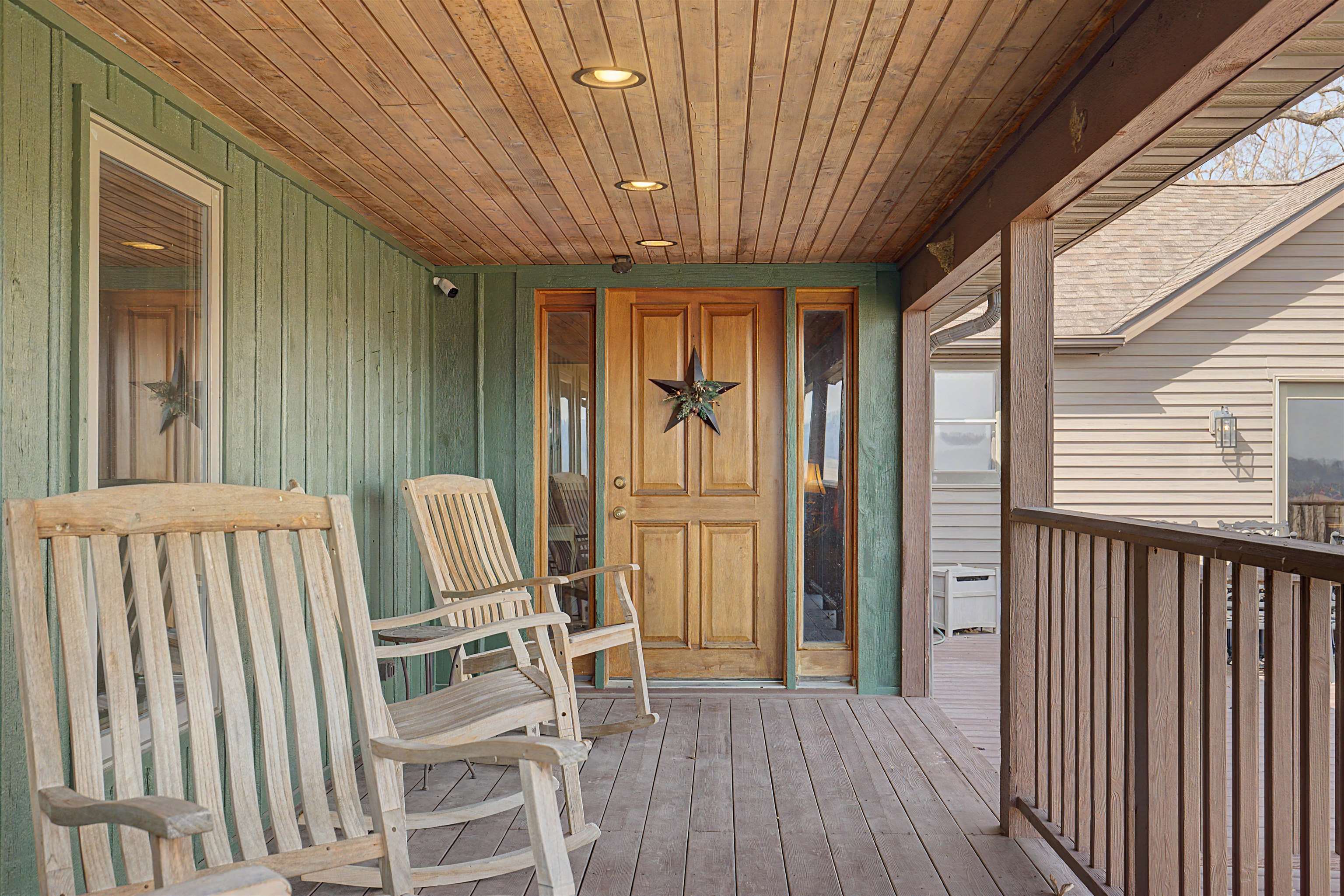 2287 West Hanover Road Hanover, IL 61041 - Photo 50 of 65 a view of a balcony with furniture