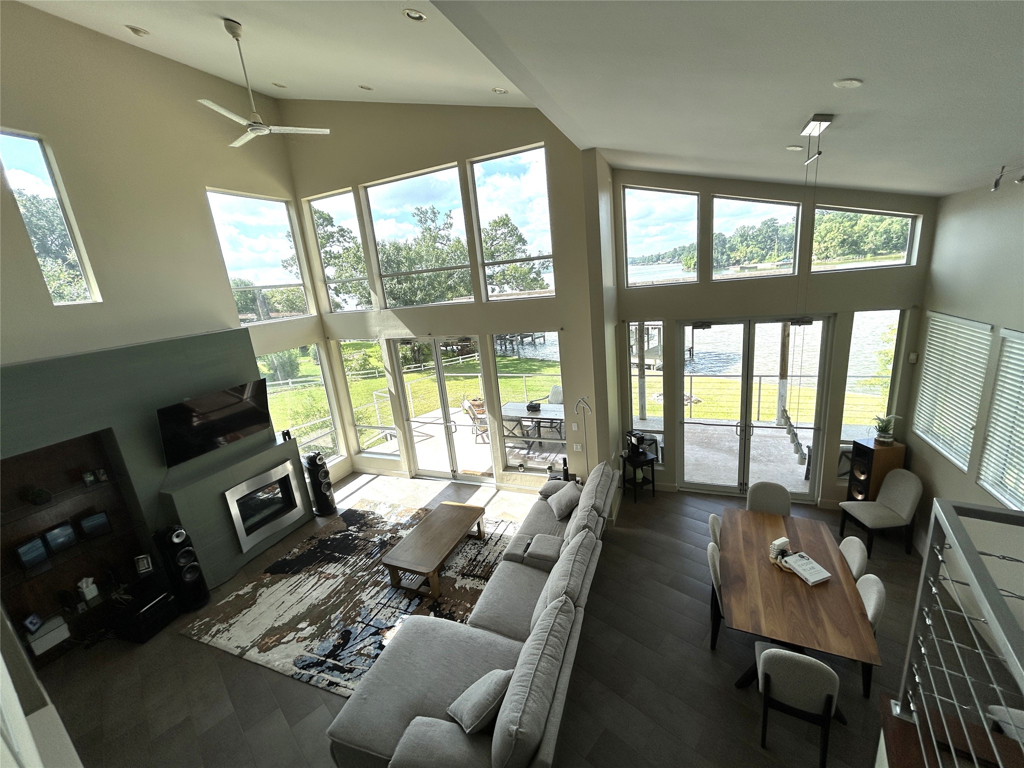 68 Edgewater Way Point Blank, TX 77364 - Photo 15 of 49 VIEW OF LIVING ROOM AND DINING ROOM