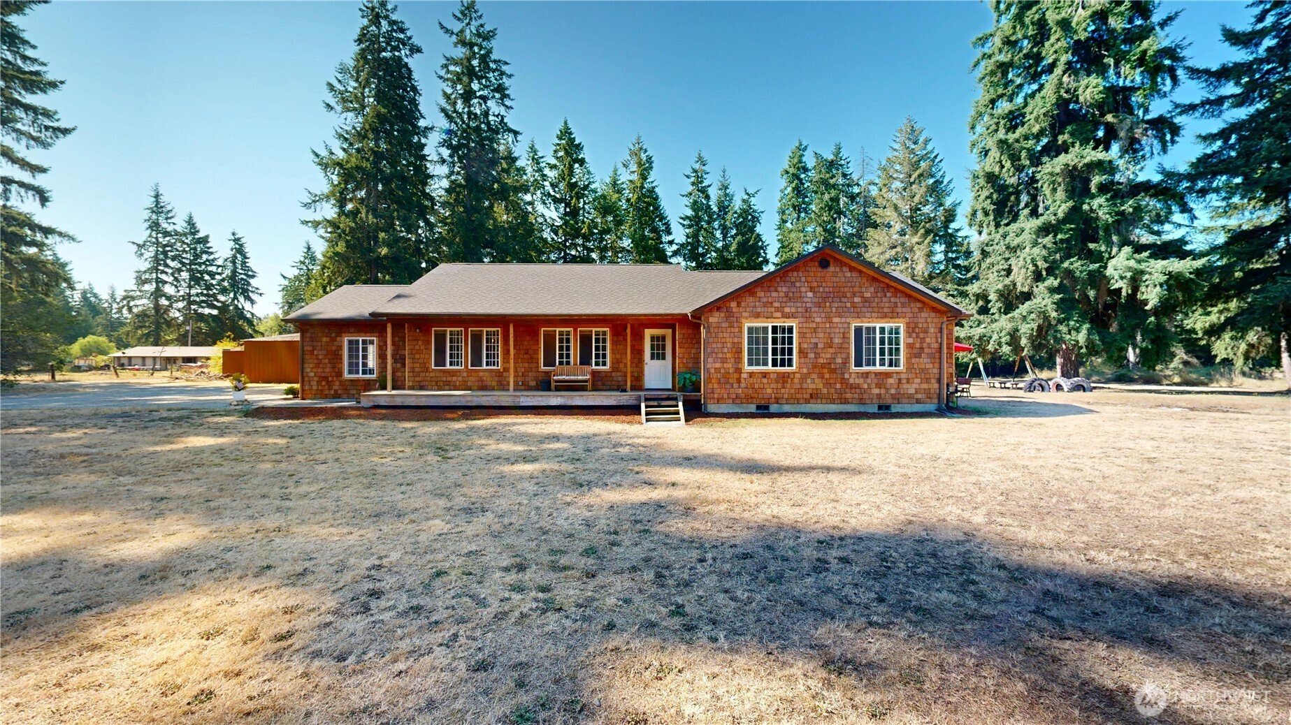 35812 Allen Road South Roy, WA 98580 - Photo 1 of 39 a front view of a house with a yard and balcony